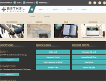 Tablet Screenshot of bethelbible.com